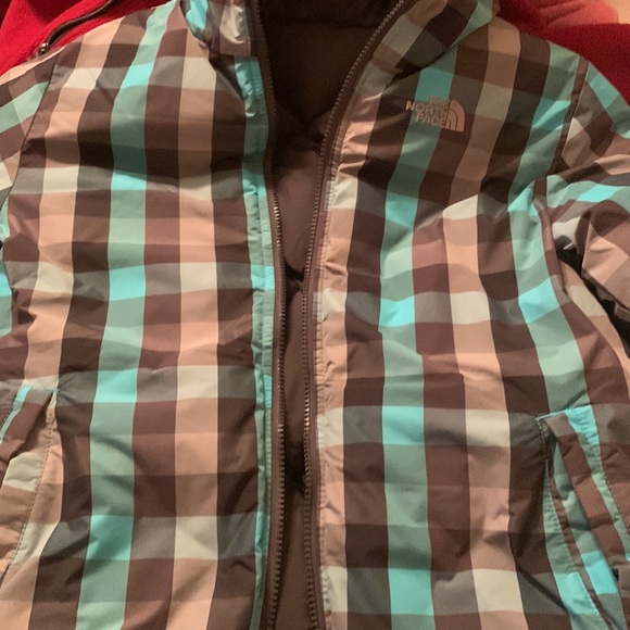 Girls The North Face Reversible Puffer Jacket - Picture 5 of 7